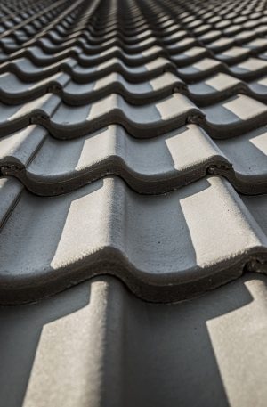 Black Ceramic Roof Tiles